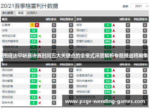 围绕法甲联赛决赛时间五大关键点的全景式深度解析专题报道精编集